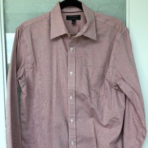 Banana Republic Red/White Dress Shirt